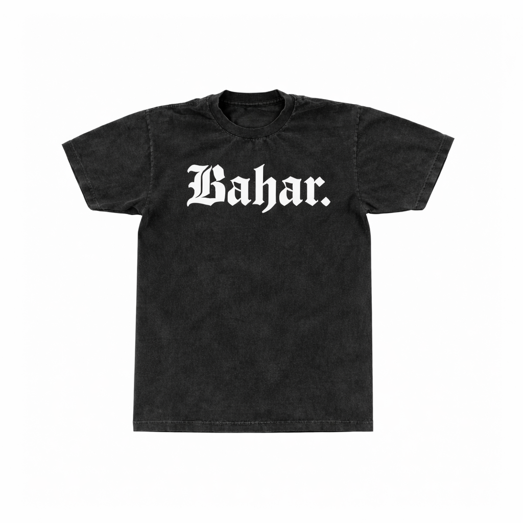 'BAHAR' Black Shirt